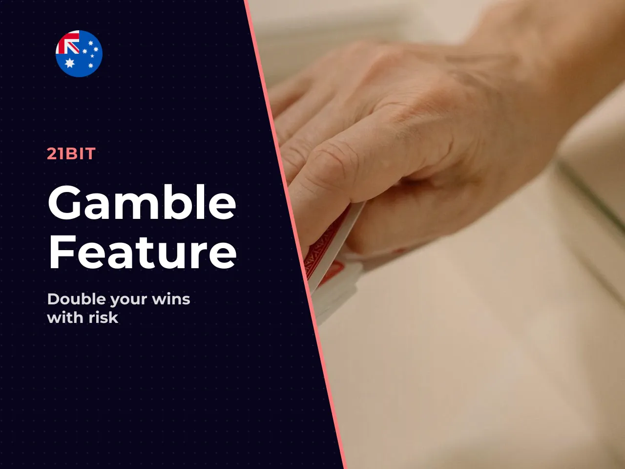Gamble feature the optional double-up round