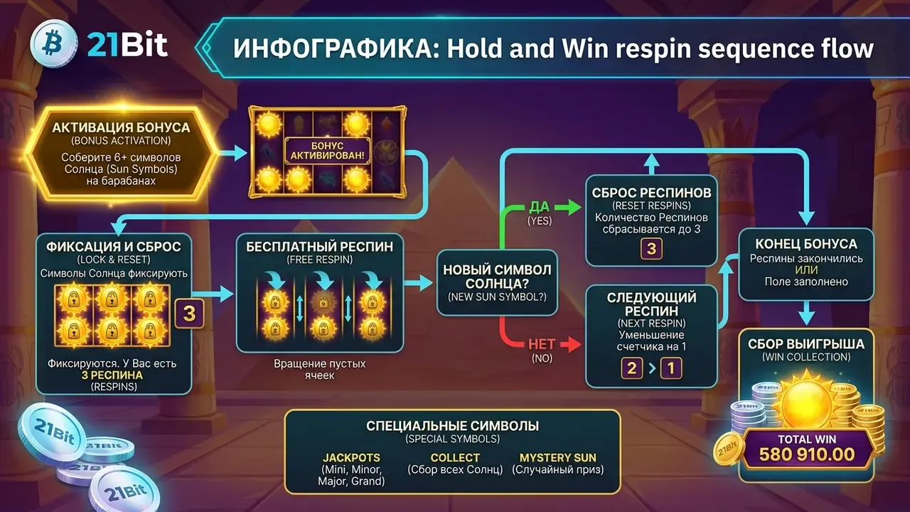 sun of egypt 3 hold and win bonus feature flow
