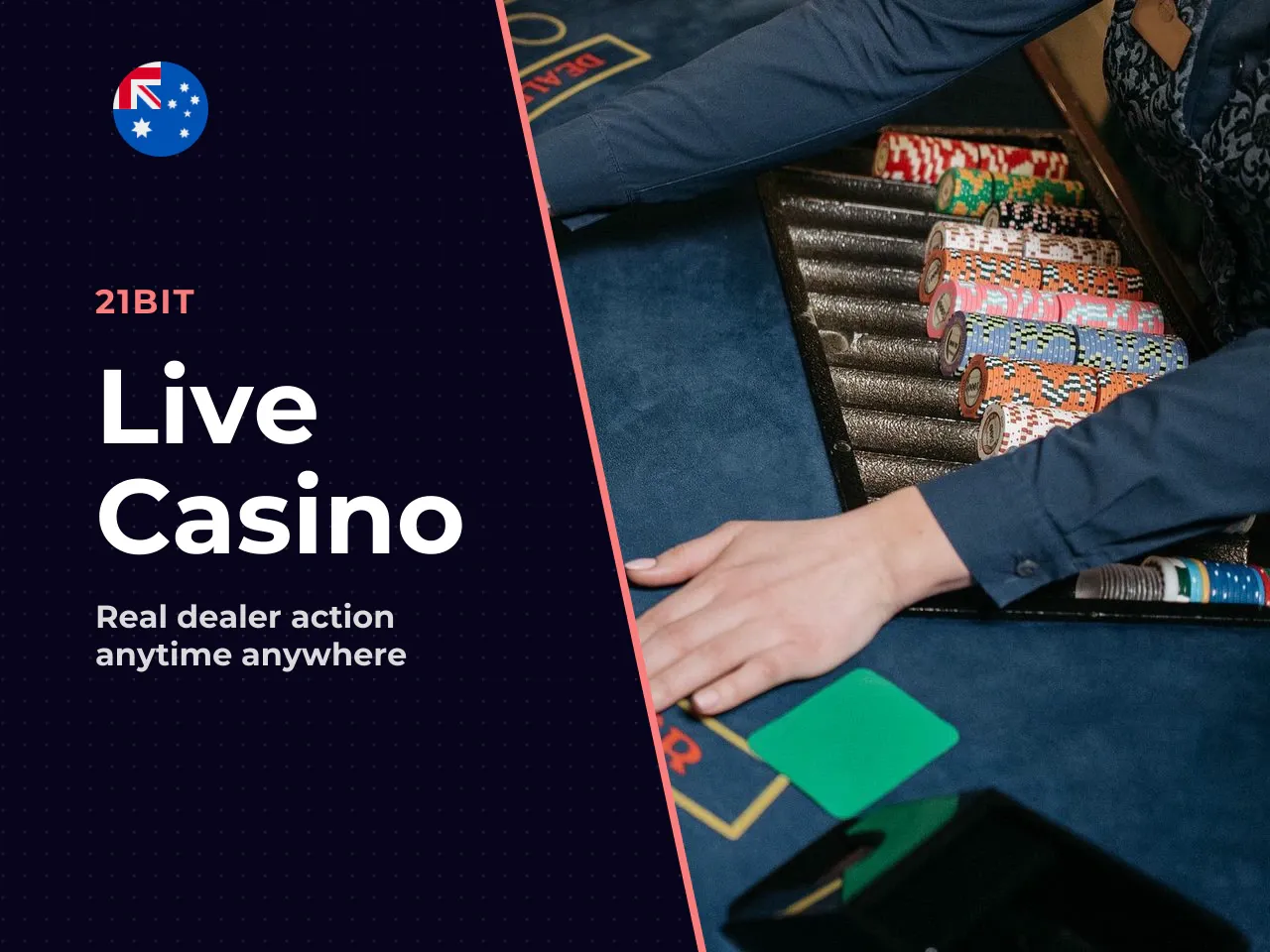 7. 21bit live casino games with