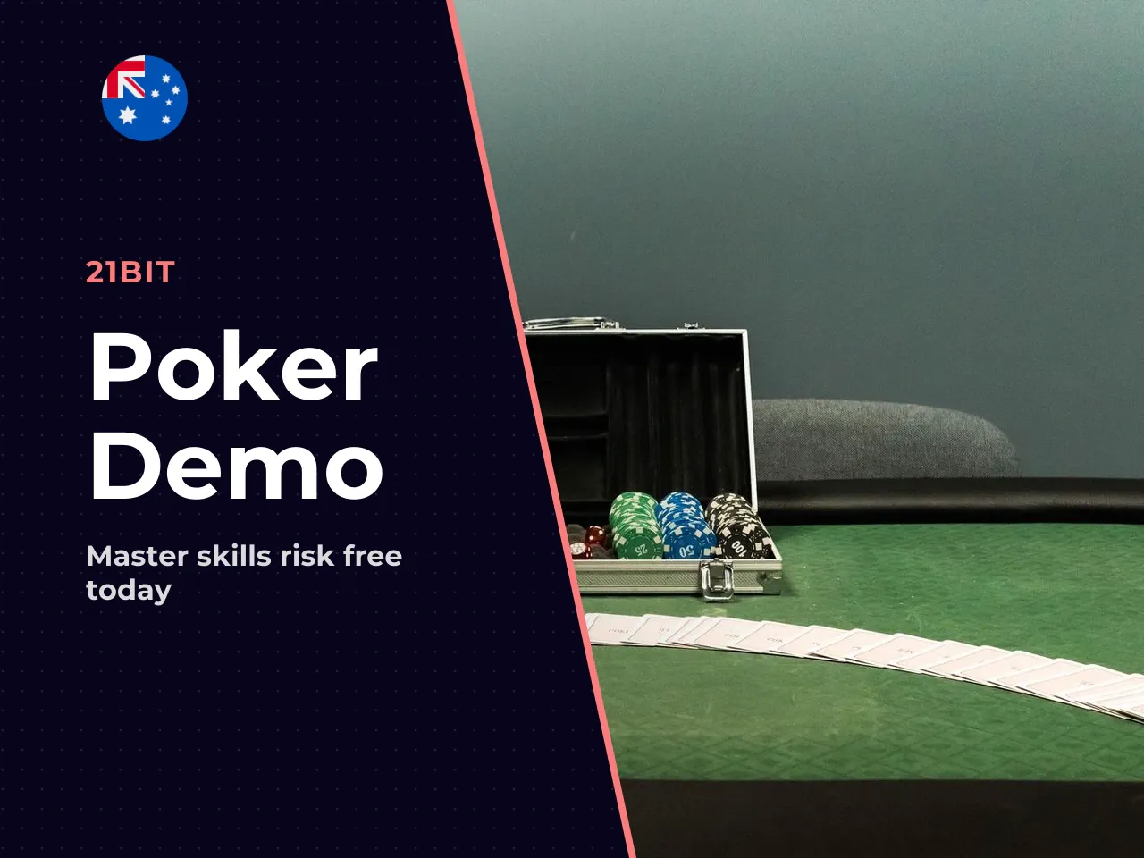 Poker demo learning the rules without